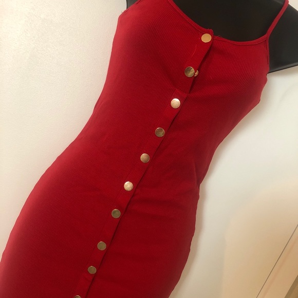 Button Down Midi Dress 💕 - Picture 3 of 4